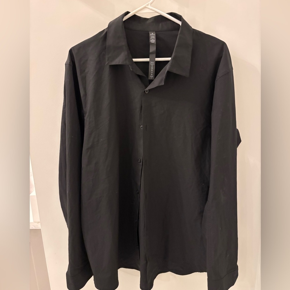 lululemon athletica Black Casual Button Down Shirt